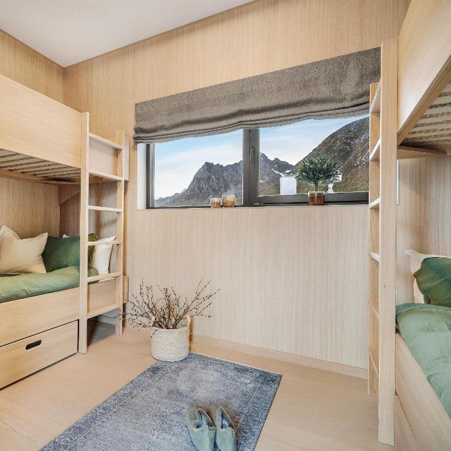 New! Luxury Cabin In Beautiful Lofoten Kleppstad Exterior foto
